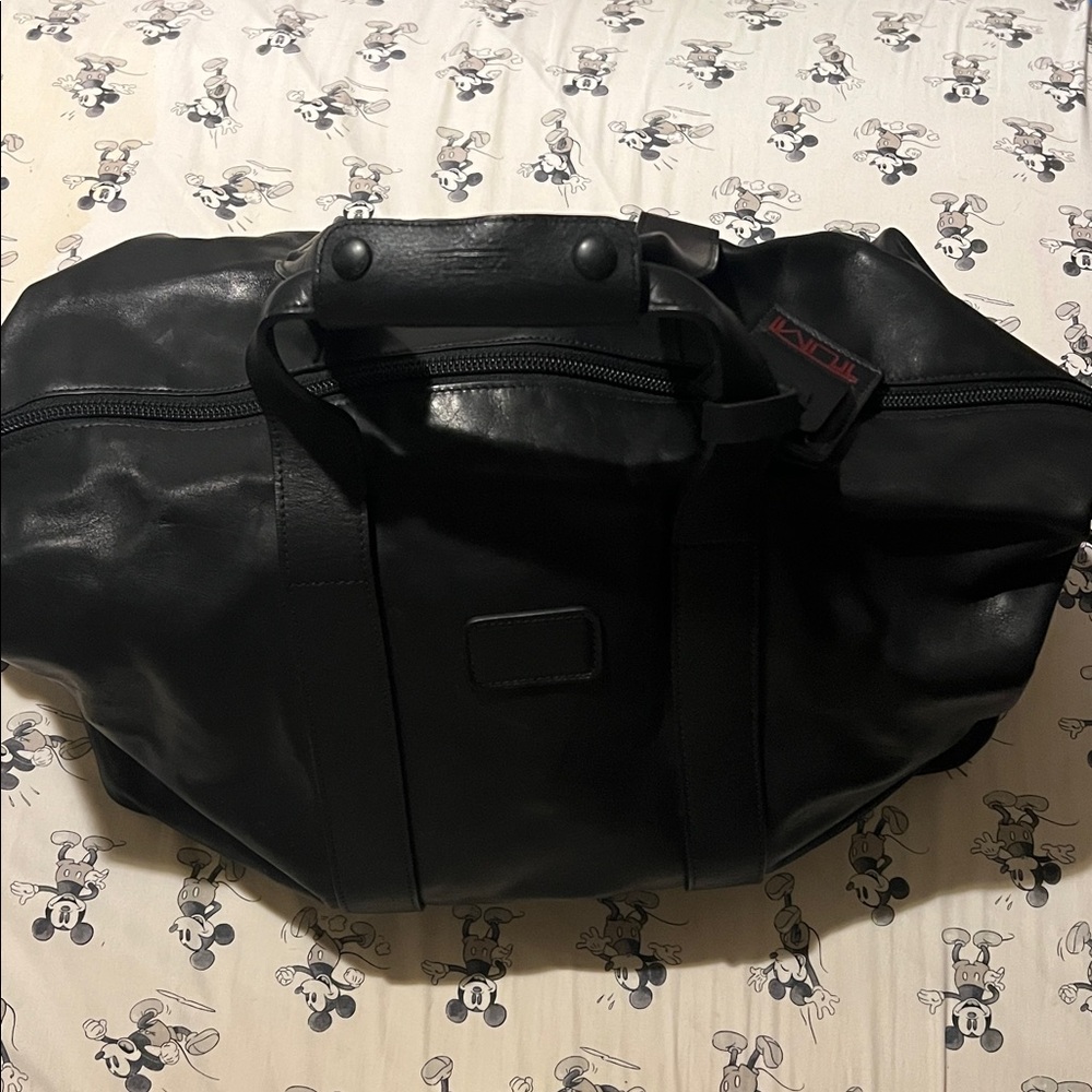 Tumi Alpha 2 Small soft leather travel Satchel - Picture 15 of 15